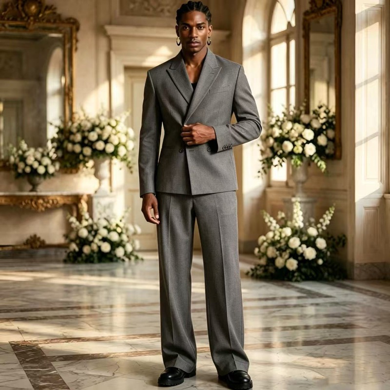 Relaxed Slim Double Breasted W - Men'S Relaxed Formal Wear ulasan dan harga