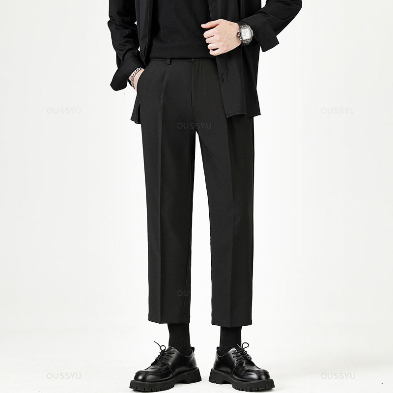 Brand Clothing Smooth Suit Pan - Young Men Formal Wear ulasan dan harga