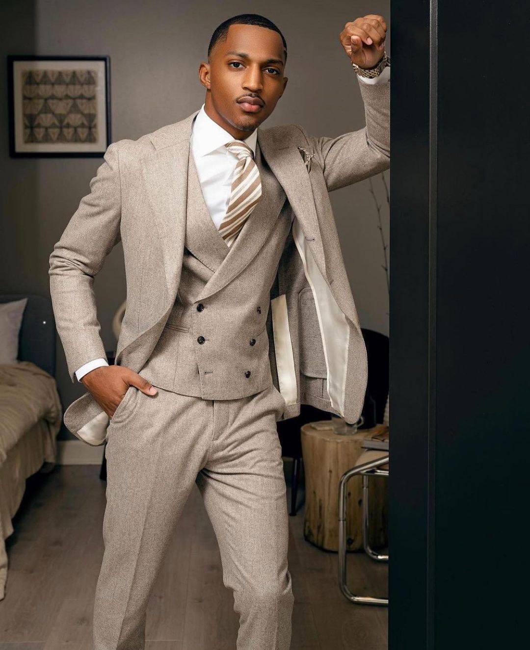 Classic Men Suits Formal Busin - Men'S Formal Wear Waistcoat ulasan dan harga