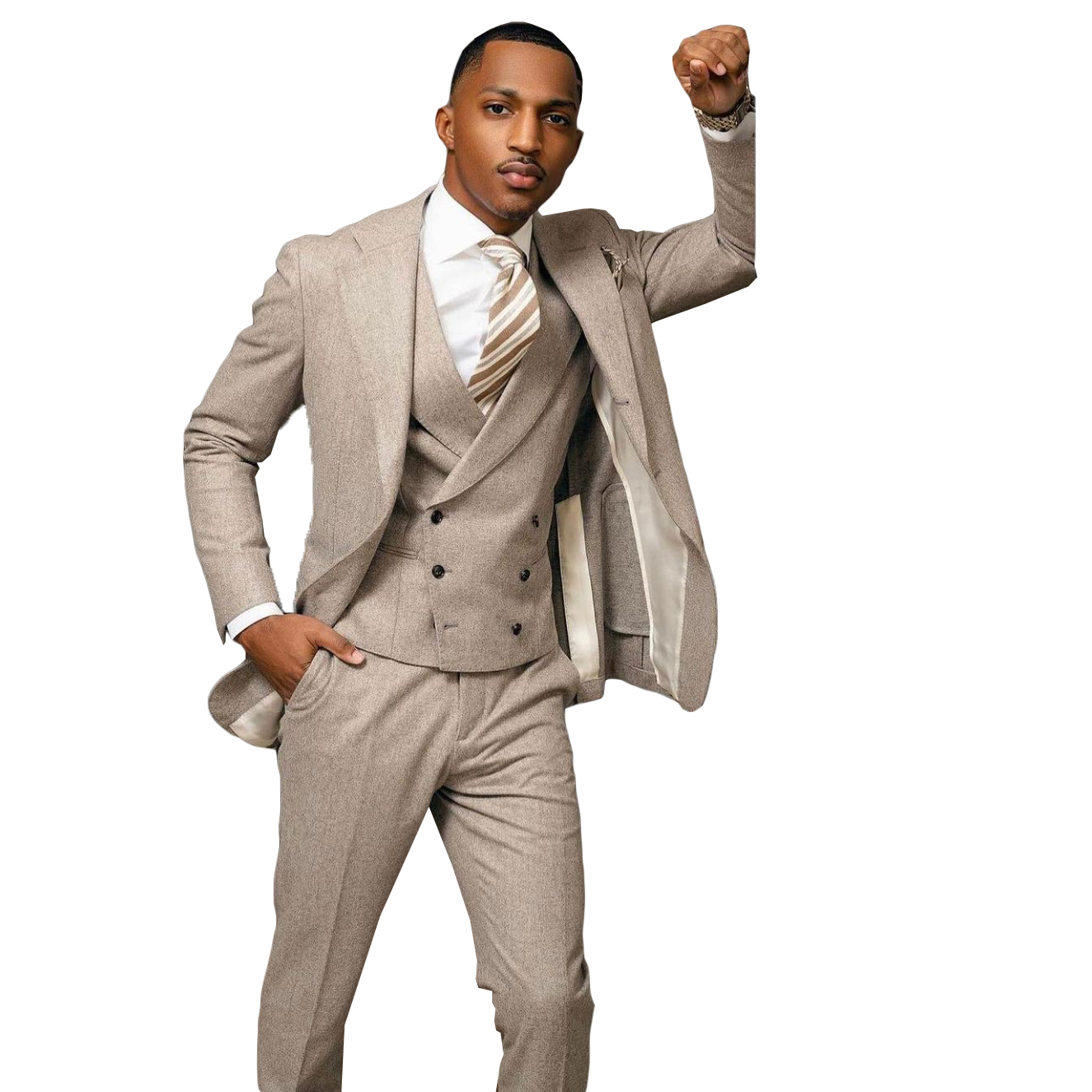 Classic Men Suits Formal Busin - Men'S Formal Wear Waistcoat ulasan dan harga