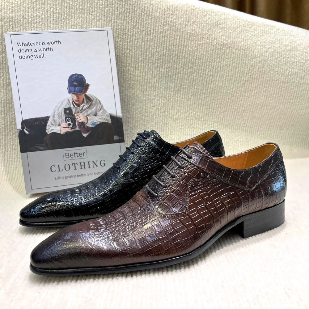 Italian Luxury Men's Pointed T - Men'S Formal Office Wear Shoes ulasan dan harga