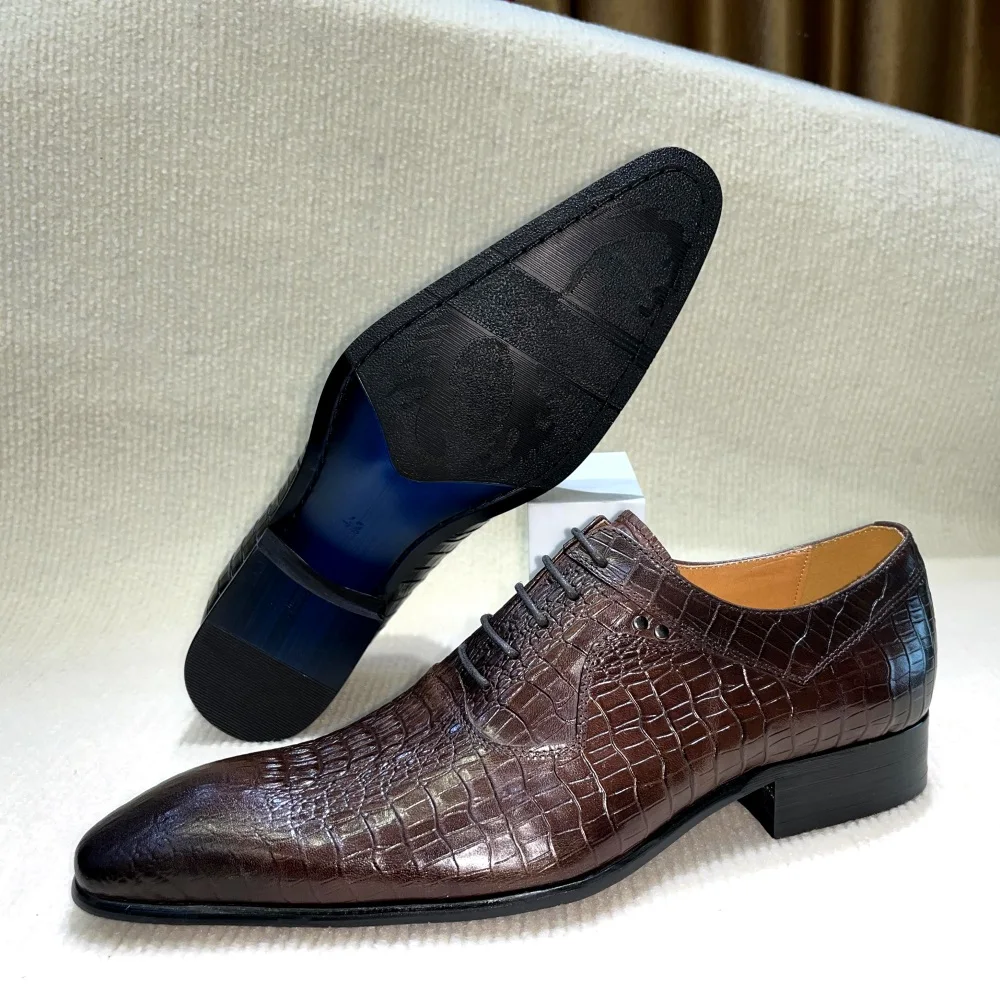 Italian Luxury Men's Pointed T - Men'S Formal Office Wear Shoes ulasan dan harga