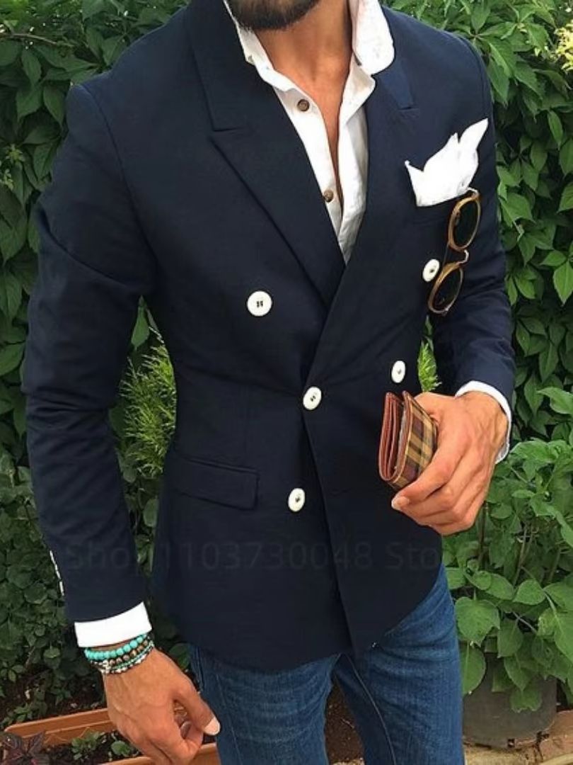 Wedding Men Suits 6XL Blazer B - Men Formal Wear With Coat ulasan dan harga