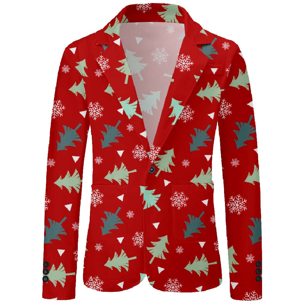 Men's Festive Xmas Casual Blaz - Men Formal Wear With Coat ulasan dan harga