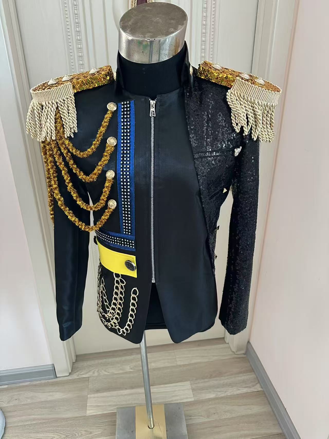 New Men Tassel Royal Jacket We - Men Formal Wear Wedding ulasan dan harga