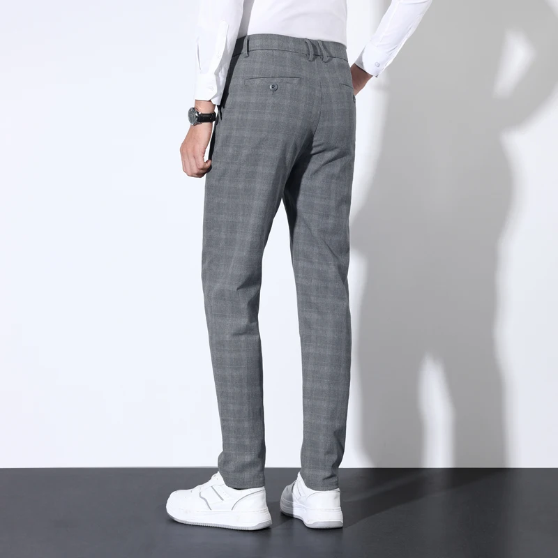 Cotton Plaid Striped Classic S - Men Formal Wear Wedding ulasan dan harga