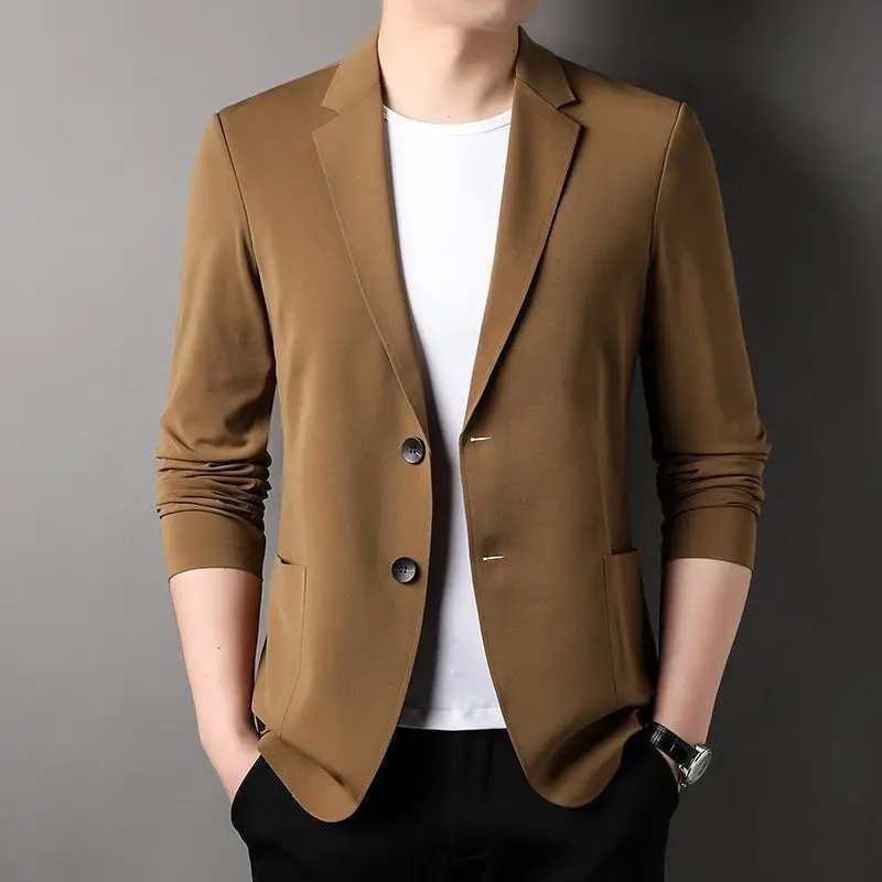 New Summer Men Thin Blazers Bu - Men Formal Wear With Coat ulasan dan harga
