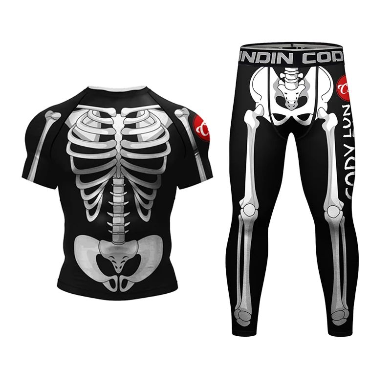 New Skull Rashguard Jiu Jitsu  - Young Men Formal Wear ulasan dan harga