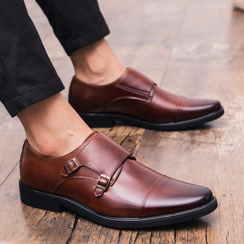 New Men Oxfords Shoes Black an - Men'S Formal Office Wear Shoes ulasan dan harga