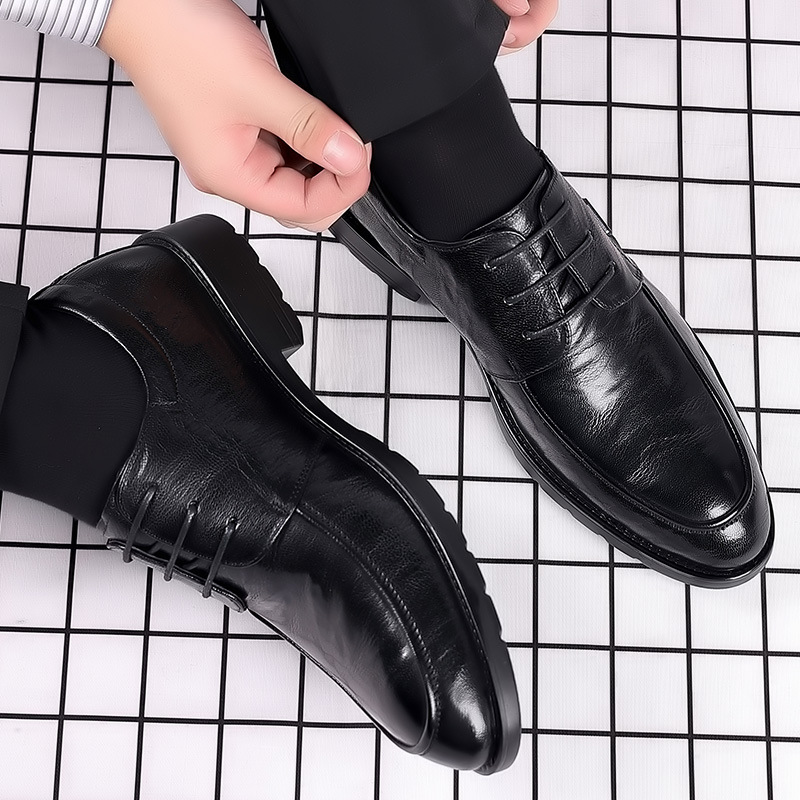 Men's leather shoes for casual - Men'S Formal Office Wear Shoes ulasan dan harga