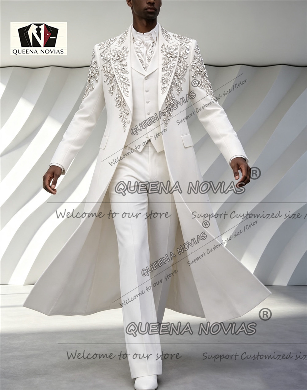 Luxury Men's Suit For Wedding  - Men Formal Wear Wedding ulasan dan harga