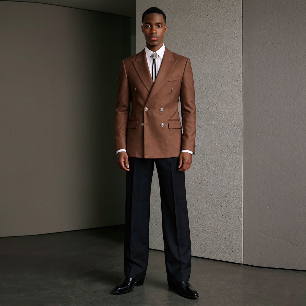 Men 2 Pieces Relaxed Slim Suit - Men'S Relaxed Formal Wear ulasan dan harga