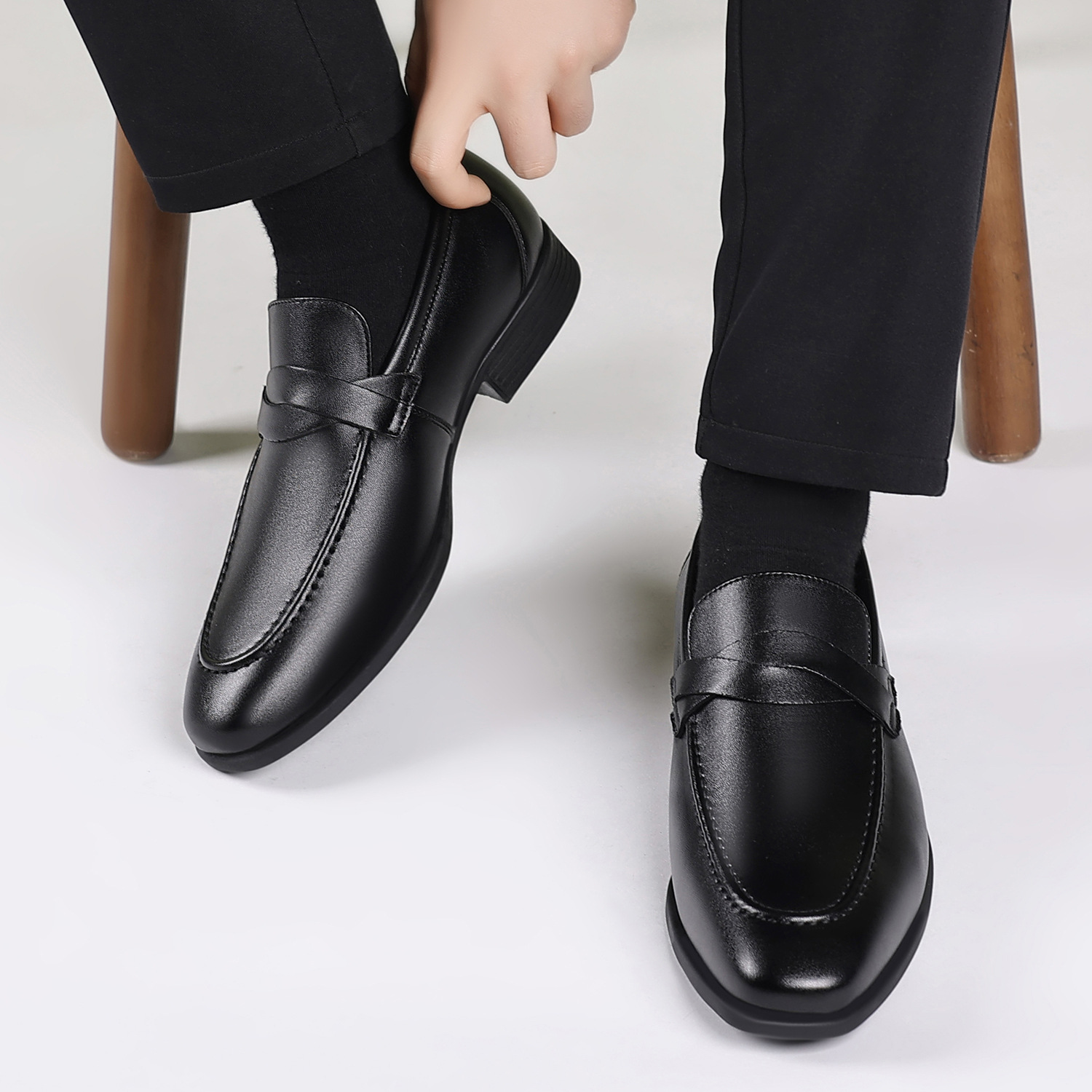 Men's leather shoes for formal - Men'S Formal Office Wear Shoes ulasan dan harga