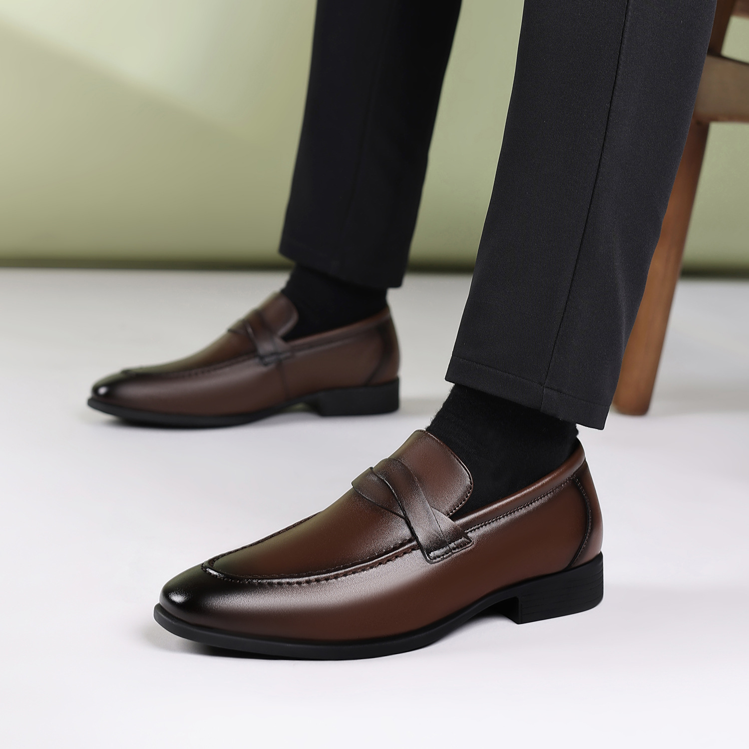 Men's leather shoes for formal - Men'S Formal Office Wear Shoes ulasan dan harga