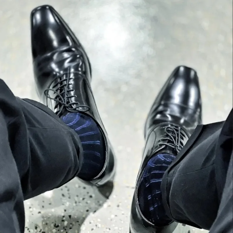 Men Striped Socks Man Ultra Th - Young Men Formal Wear ulasan dan harga